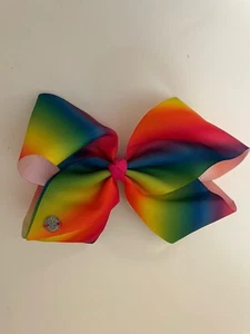 Jojo Siwa Large Girls Rainbow Hair Bow Cheer Valentine Easter NWOT Never Worn - Picture 1 of 8