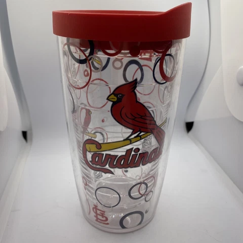St. Louis Cardinals 16 oz. Tervis WITH LID! Cover