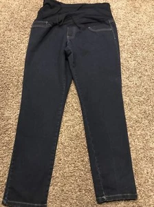 liz lange maternity jeans womens size L cotton blend a48 - Picture 1 of 3