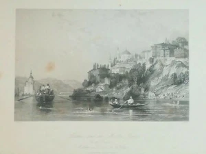 Scutari e la Torre della fanciulla. 1836 Asia Constantinople and the Scenery - Imagen 1 de 2