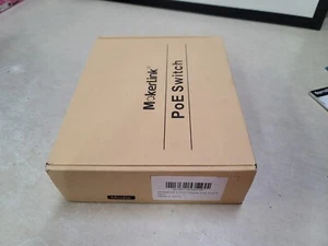 MokerLink 5 Port Gigabit POE Switch, with 4 POE Ports 1000Mbps NOB - Picture 1 of 7