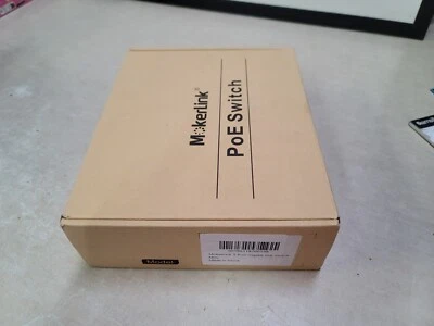 MokerLink 5 Port Gigabit POE Switch, with 4 POE Ports 1000Mbps NOB - Image 1 of 4