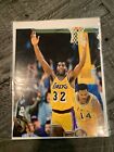 Magic Johnson 8X10 Lakers Photo,Mitsubishi Hallmark On The Back