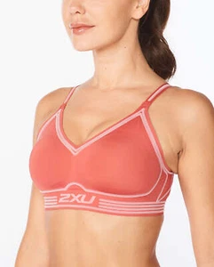 New 2XU Women's No Distraction Crop - Small, CNR/RST (WR6455a) - Picture 1 of 7