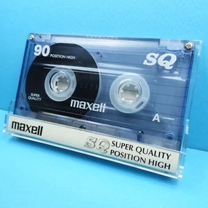 🍒 1x MAXELL SQ 90 * IEC II Type 2 * Tape Cassette Kassette кассета * 2002 - Bild 1 von 4
