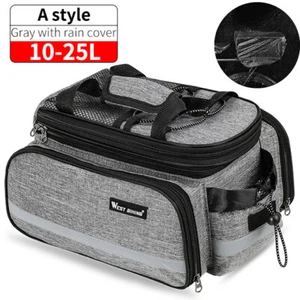 WEST BIKING Waterproof Cycling Bag Bike Bicycle Rear Rack Pack Carrier Panniers - Picture 1 of 69