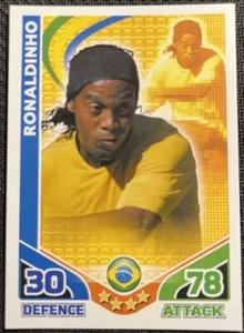 TOPPS MATCH ATTAX WORLD CUP 2010 RONALDINHO BRAZIL - Picture 1 of 1