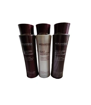 Keranique 12oz Scalp Stimulating Shampoo & 2 Volumizing Keratin Conditioner  - Image 1 of 4