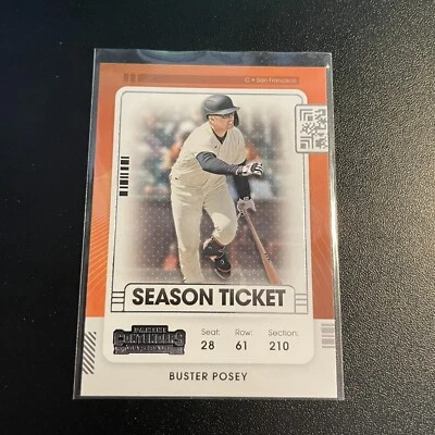 2021 Panini Contenders #34 Buster Posey Giants - Image 1 of 2