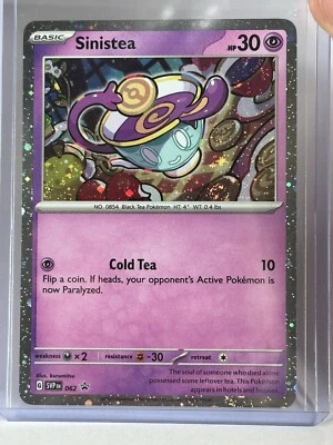 Sinistea SV: Scarlet & Violet Promo Cards SVP062 Near Mint NM Cosmos Holo Rare - Image 1 of 2