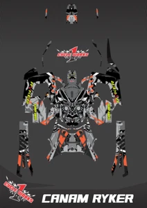 Can-Am Ryker 2019 - 2021 Full Body DECAL Graphic Sticker Decal SPUNK - Picture 1 of 1
