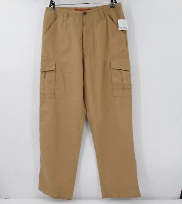 NUEVO CON ETIQUETAS Pantalones Vintage Y2K Guess Para Hombre 32 34x31.5 Utility Cargo Bolsillos Frente Plano Foto 1 de 4