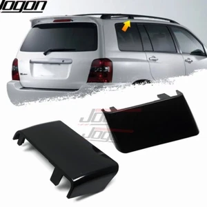 Pair ABS Roof Rack Center Middle End Cover For Toyota Highlander 1998-2007 Black - Picture 1 of 7