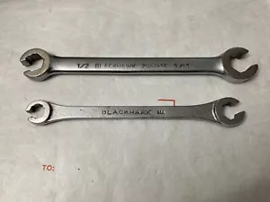 2= Vintage Blackhawk Flarenut Line Wenches ZW-1215 1/2"x 9/16" ZW 1214 3/8 /7/16 - Picture 1 of 2