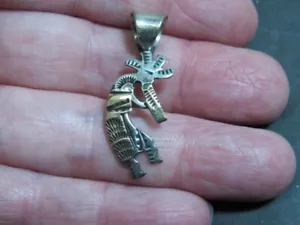 native american sterling gold pendant Roderick Tenorio - Picture 1 of 8