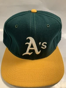 Vintage Sports Specialties Wool Hat The Pro Oakland A’s Athletics 7 1/2 NEW NWOT - Picture 1 of 8