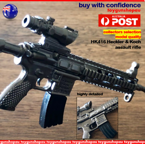 HK416 Keyring Assault Rifle Gun HK416 Keychain Heckler & Koch DE Gun Model PUBG