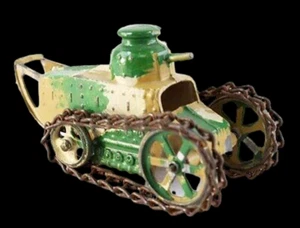 1/43ème PLOMB DC CHAR RENAULT FT 17 / jouet ancien  - Imagen 1 de 6