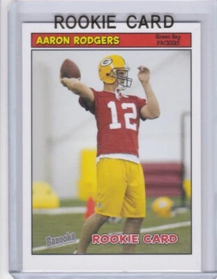AARON RODGERS ROOKIE CARD 2005 Topps Bazooka Football RC Packers NEW YORK JETS - Image 1 of 2