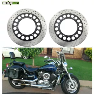 Front Brake Rotor for Yamaha V Star XVS 1100 Custom XVS1100A Classic 2000-2009 - Picture 1 of 9