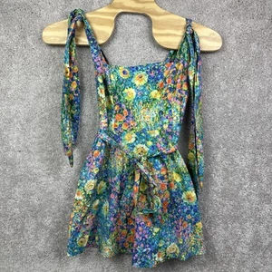 Neu mit Etikett Show Me Your Mumu Claire Minikleid XL Blumen Popeline Cottagecore Handwerker - Bild 1 von 8