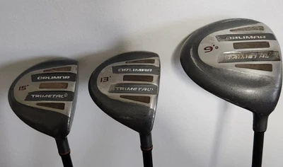 Orlimar Trimetal 9 deg Driver, 15 deg and 13 deg Woods Set S-flex Graphite RH. - Image 1 of 4