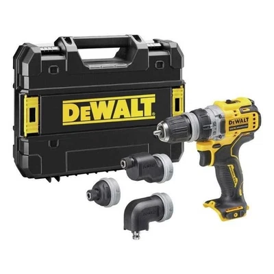 Perceuse-visseuse multi-têtes 12V DEWALT DCD703NT-XJ avec coffret - Photo 1/4