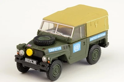 Oxford Diecast 1/76 Land Rover 1/2-Ton Lightweight Truck United Nations - Image 1 of 2