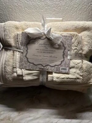 Modern Threads Medallion Jacquard 6-Piece Cotton Bath Towel Set - Image 1 of 4