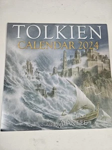 Tolkien Kalender 2024: Der Fall von Númenor unmarkiert illustriert von Alan Lee - Bild 1 von 4