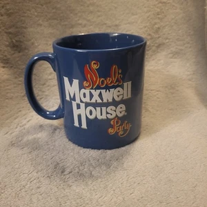 MAXWELL HOUSE Noel's House Party Mug Cup Vintage Retro 1980's - Foto 1 di 5