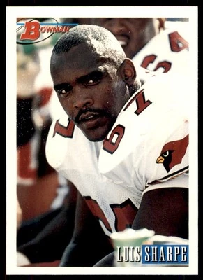 1993 Bowman Luis Sharpe Phoenix Cardinals #131 - Image 1 of 2