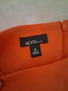 Vestido para mujer Alyx sin mangas talla 16 naranja - Imagen 1 de 3