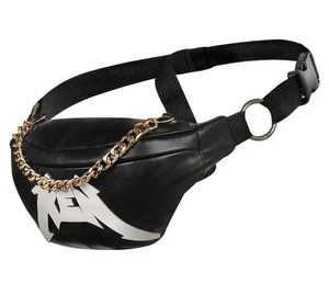 Barbie Movie Ken Mojo Dogo Cash House Bauchtasche schwarz gold Kette Reißverschlüsse Vinyl - Bild 1 von 5