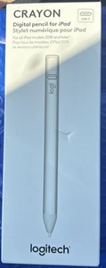 Logitech Crayon Digital Pencil forAll iPads 2018 And Later USB-C Silver (0742) - Picture 1 of 1