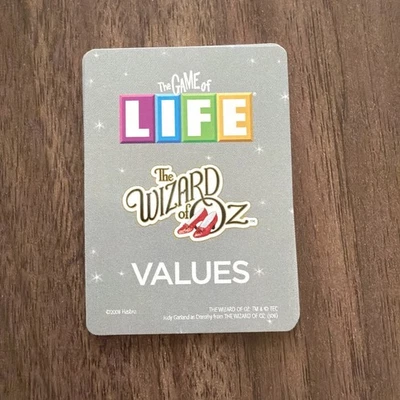 The Wizard Of Oz Game Of Life Collectors Edition Replacement Values Cards - Image 1 of 2