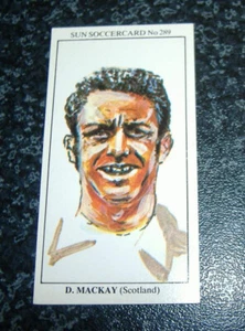 The Sun - Soccercards All Time Greats No289 - Dave MacKay, Tottenham & Schottland - Bild 1 von 2