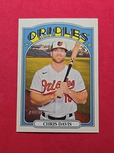2021 Chris Davis Topps Heritage High Number #565 - Picture 1 of 2
