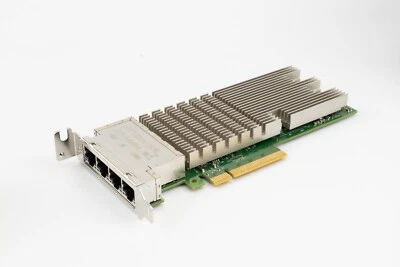 Dell 008XJ7 Intel Quad Port 10GB RJ-45 Low Profile Network Card - Image 1 of 4
