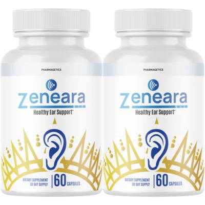 Zeneara, Healthy Ear Support for Ear Ringing & Tinnitus - 2 Bottles - Image 1 of 3