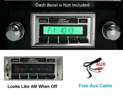 1980-1986 Ford Truck Radio With FREE Aux Cable Included 230 Stereo Foto 1 de 4