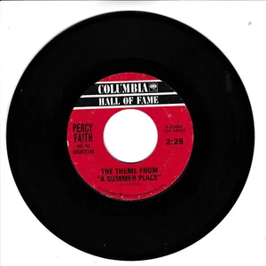 PERCY FAITH Theme Frpm A Siummer Place VG 45 RPM REISSUE - Picture 1 of 2