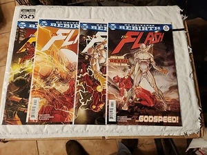 Flash #6 6 7 7 Rebirth DC 2016 CHIAVE HTF 1a copertina completa apparizione Godspeed - Foto 1 di 3