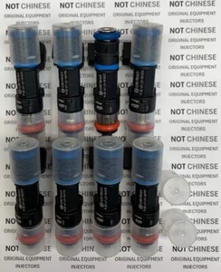 8 NEW Bosch GM OEM Fuel Injectors 2005-07 Corvette CTS GTO 6.0L 12569113 - Picture 1 of 3