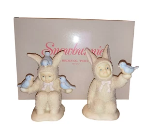 Dept 56 Snowbunnies All The Little Birdies Go Tweet, Tweet, Tweet - Picture 1 of 5