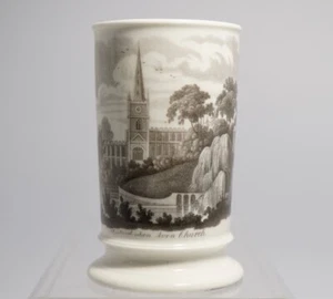 'Stratford upon Avon Church' print porcelain spill vase, Hilditch & Hopwood ... - Picture 1 of 4