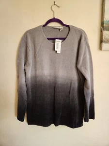 Classic Elements Womens Plus Size Ombre Sweater 1X NWT - Picture 1 of 5