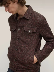 $498 NWT Brand New John Varvatos Collection Evans Trucker Jacket Coat EU46 US36 - Picture 1 of 12