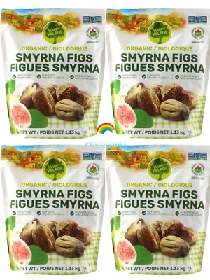 4 Packs Happy Village Organic Sun Dried Smyrna Figs 40 oz Each Pack, Total 10 lb - Image 1 of 4