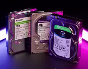 HARD DRIVE 3.5" 8TB 10TB 12TB 16TB 18TB SATA HDD CCTV DESKTOP PC DVR CCTV NAS US - Picture 1 of 4